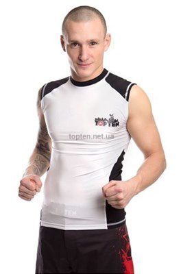  TOP TEN MMA sleeveless white/black