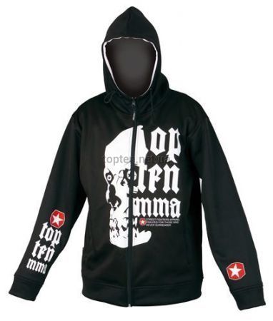 - TOP TEN MMA black "Skull"