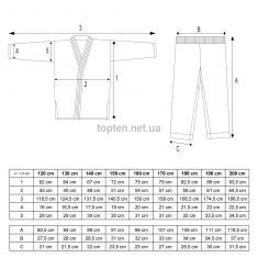 TKD Student Dobok TOPTEN "Diamond" ITF